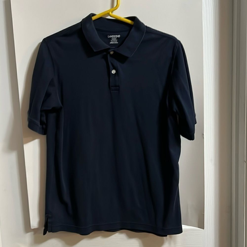 Lands End youth boys large (14/16) blue polo.
